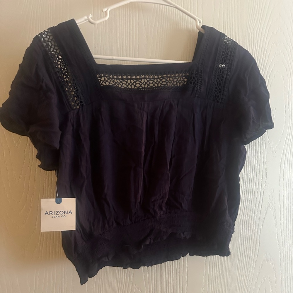 New with tags navy blue shirt